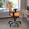 Flash Furniture Orange Mesh Multifunction Chair - Roller Wheels HL-0001-OR-RLB-GG - alternate 3